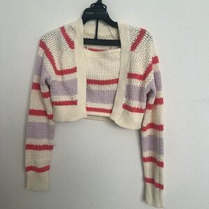 American Eagle - Crochet Tube Top and Shrug 2 piece set